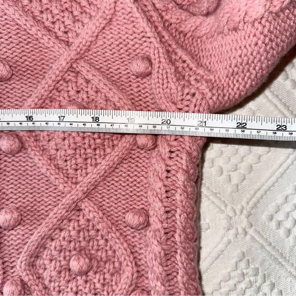 Aritzia Wilfred Alps Cardigan in Rose Blush, merino blend, size small oversized - Picture 13 of 14